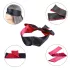 Wild Play - bandeau pour les yeux satin - noir rose