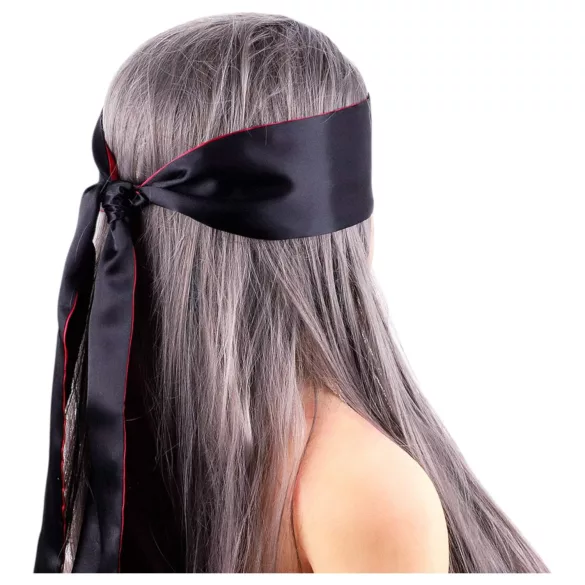 Wild Play - bandeau pour les yeux satin - noir rose
