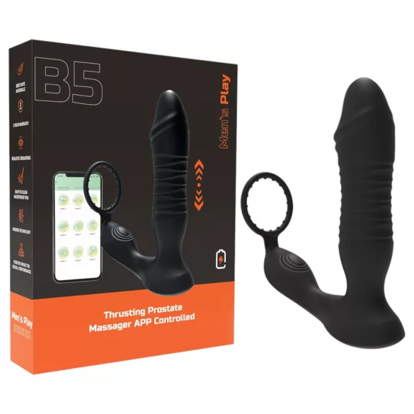 Men's Play - Vibromasseur anal connecté - noir