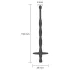 Men's Play - sonde urétrale homme - silicone noir