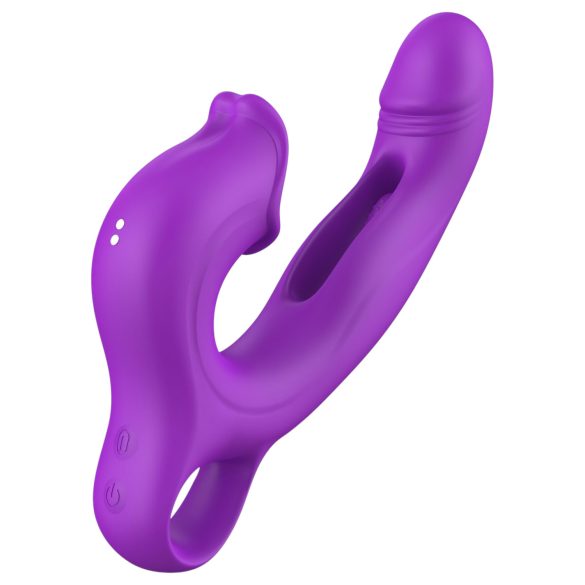 Sweet Play - vibromasseur point G stimulateur langue - silicone violet