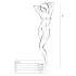 Passion BS019 - ensemble résille sexy - blanc - S-L