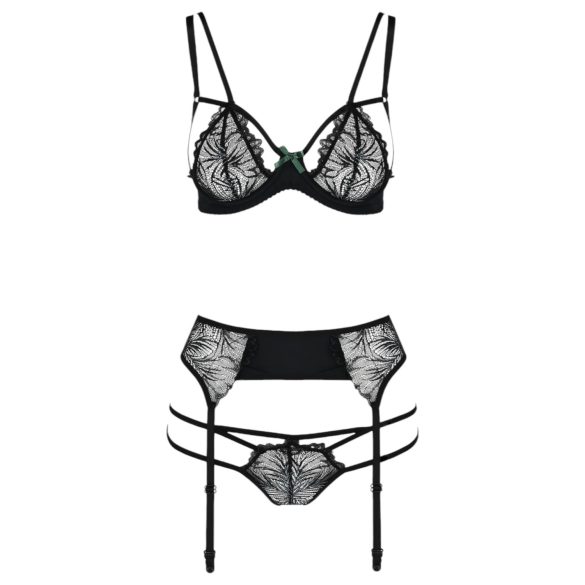 Passion Floris - ensemble lingerie - noir