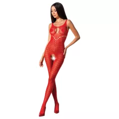 Passion BS078 - combinaison ouverte à pois - rouge - S-L