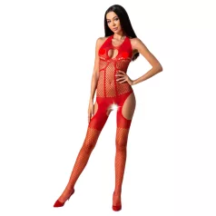 Passion BS079 - ensemble résille - rouge - taille S-L