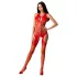 Passion BS079 - ensemble résille - rouge - taille S-L