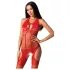 Passion BS079 - ensemble résille - rouge - taille S-L