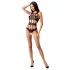Passion BS083 - body résille ouvert - noir - S-L