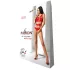 Passion - body résille ouvert - rouge - S-L