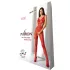 Passion - body résille ouvert à motif mosaïque - rouge - S-L