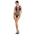 Passion BS086 - Body rayé transparent (noir) - S-L
