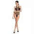 Passion - body résille transparente - noir - S-L