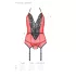 Passion Peonia - ensemble haut et string - rouge