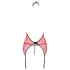 Passion Peonia - ensemble haut et string - rouge