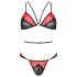 Passion Peonia - ensemble soutien-gorge (rouge)