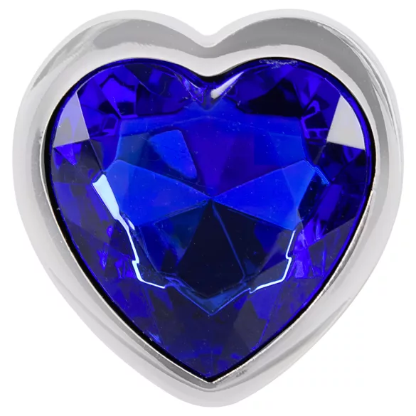 Magic Shiver - plug anal métal avec pierre bleue