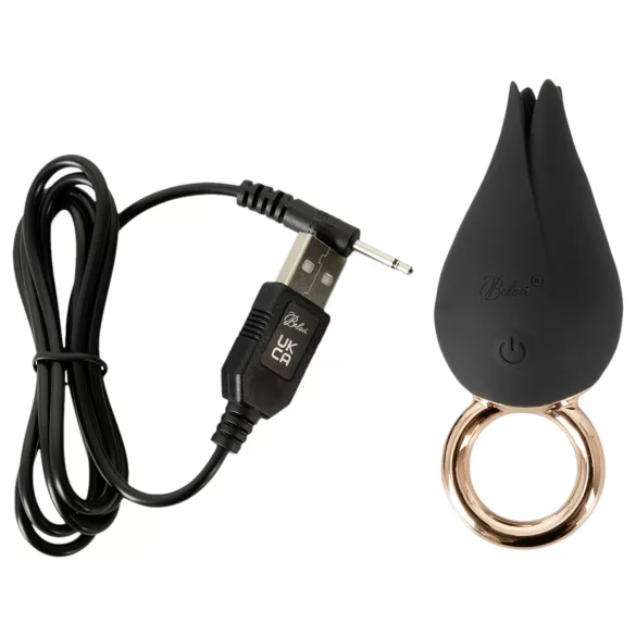 Belou - mini vibromasseur doigt - silicone noir