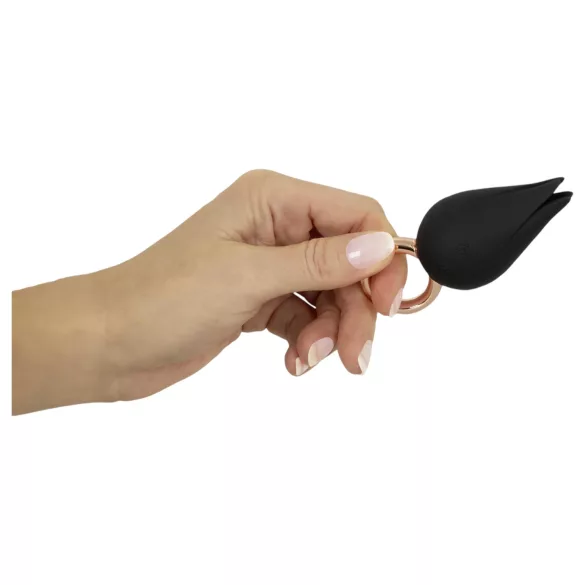 Belou - mini vibromasseur doigt - silicone noir