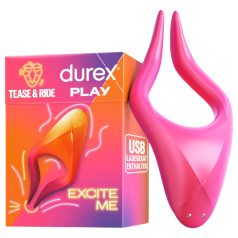 Durex Tease & Ride - Vibromasseur point G - silicone rose
