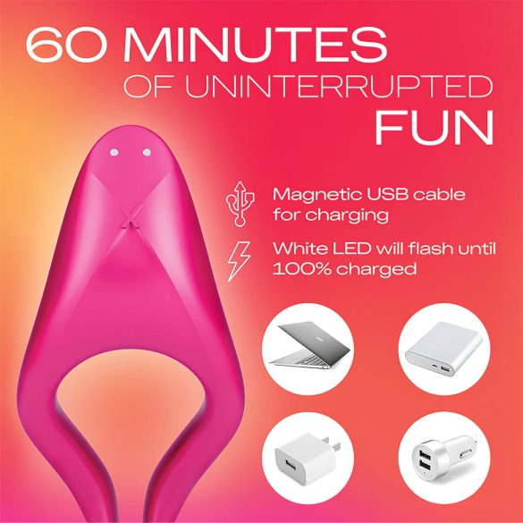 Durex Tease & Ride - Vibromasseur intime point G (rose)