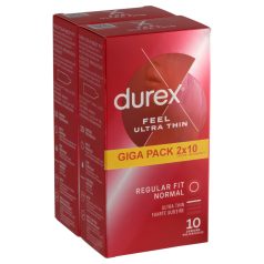 Durex - Préservatif ultra fin réaliste - 2x10 pièces