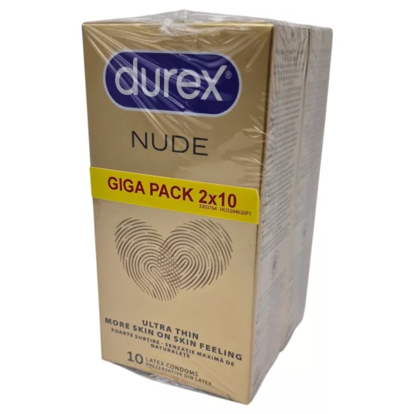 Durex Nude - préservatifs ultra fins (2 x 10 pcs)
