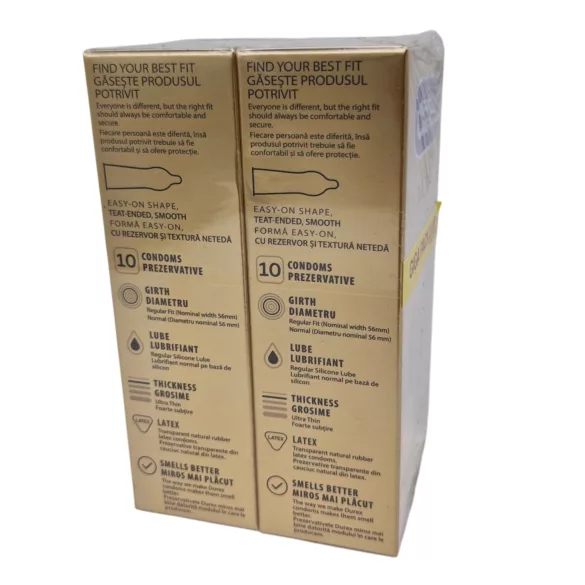 Durex Nude - préservatifs ultra fins (2 x 10 pcs)