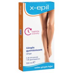 X-Epil - Kit épilation à rouleau - jaune