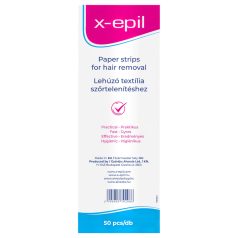 X-Epil - bandes épilation jetables - tissu - 50 pièces