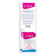   X-Epil - bandes tissu épilation (20 pièces) + lingettes huileuses (2 pièces)