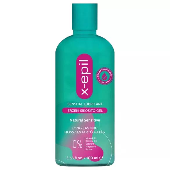 X-Epil Natural Sensitive - gel lubrifiant intime - formule douce - 100 ml