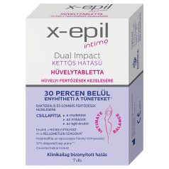   X-Epil Intimo Dual Impact - comprimé vaginal double action - 7 pièces