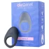 Desirel Halo - anneau pénien vibrant connecté - silicone noir