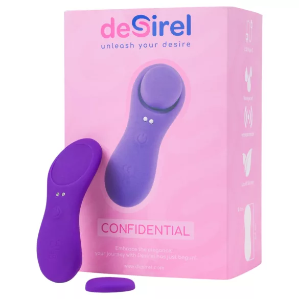 Desirel Confidential - culotte vibrante connectée - violet