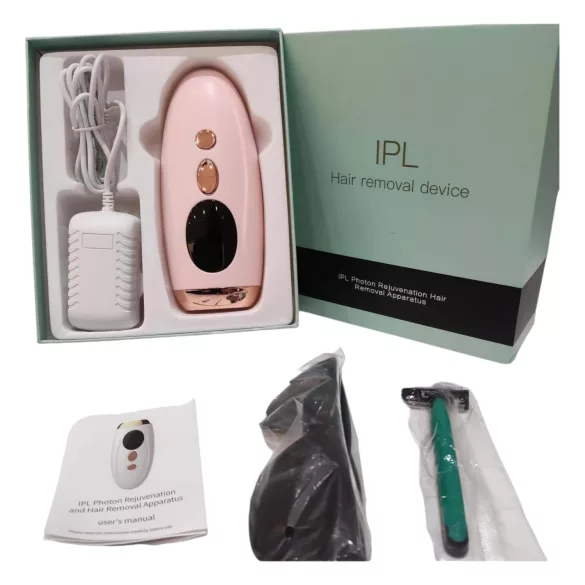IPL - épilateur lumière pulsée - technologie IPL - rose