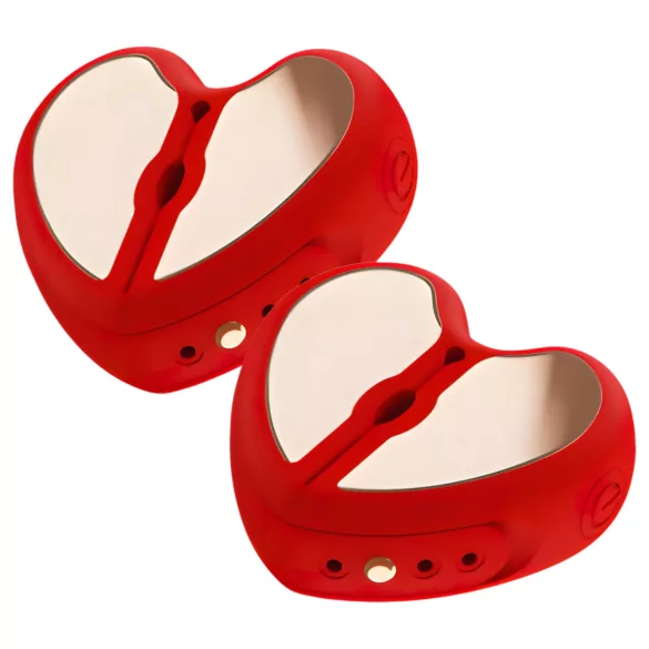 Mrow - pince seins vibrant connecté - silicone - lot de 2
