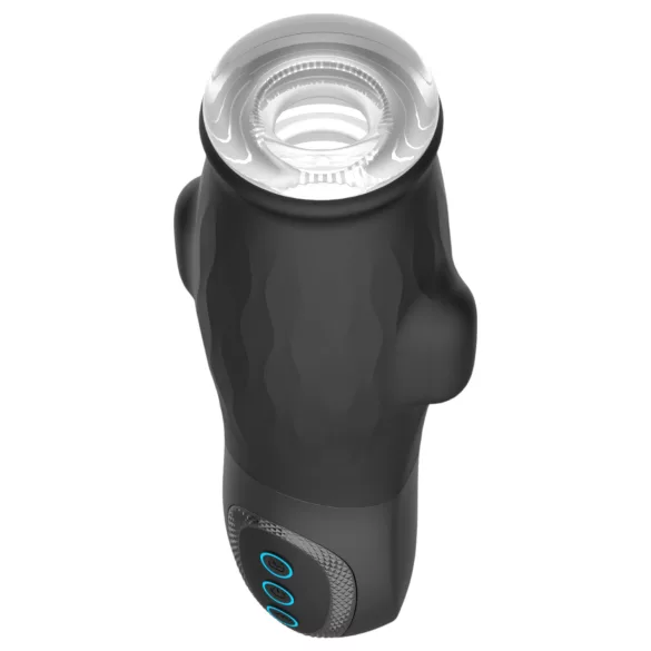 Lonely Anne - masturbateur vibrant et suçant rechargeable - noir
