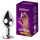 Desirel - plug anal bijou rose - métal argenté/rose - taille M