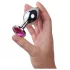 Desirel - plug anal bijou rose - métal argenté/rose - taille M