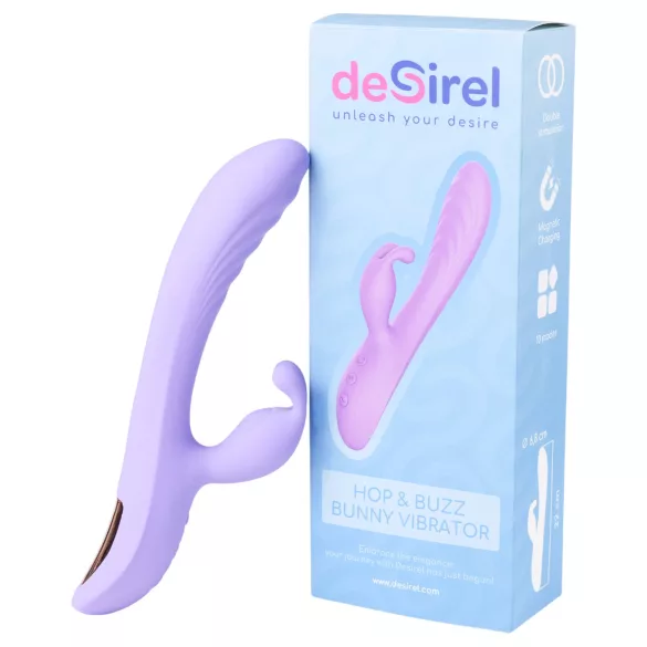 Desirel Hop & Buzz Bunny - vibromasseur lapin avec stimulateur clitoridien
