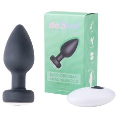   Desirel Easy Obsidian - plug anal vibrant sans fil rechargeable - silicone noir