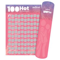   Desirel - jeu affiche à gratter positions sexuelles - 100 idées