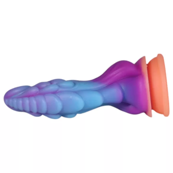 OgazR - gode lumineux dragon - 22cm - silicone violet rose
