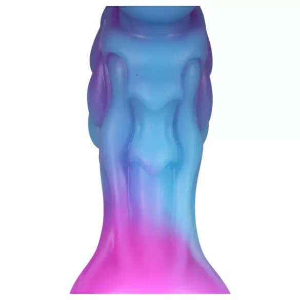 OgazR - gode lumineux dragon - 22cm - silicone violet rose