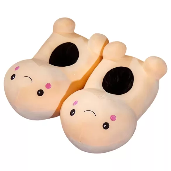 Pantoufle pénis - doux - beige