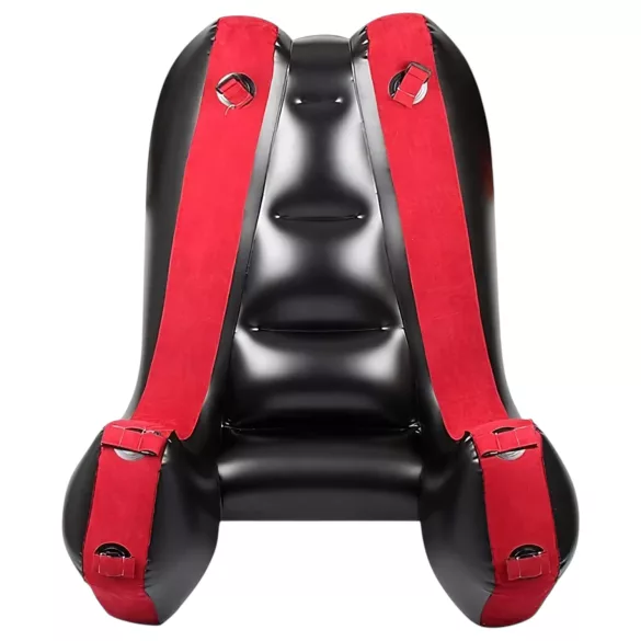 Coussin magique Desirel - sofa gonflable pour positions sexuelles (rouge)