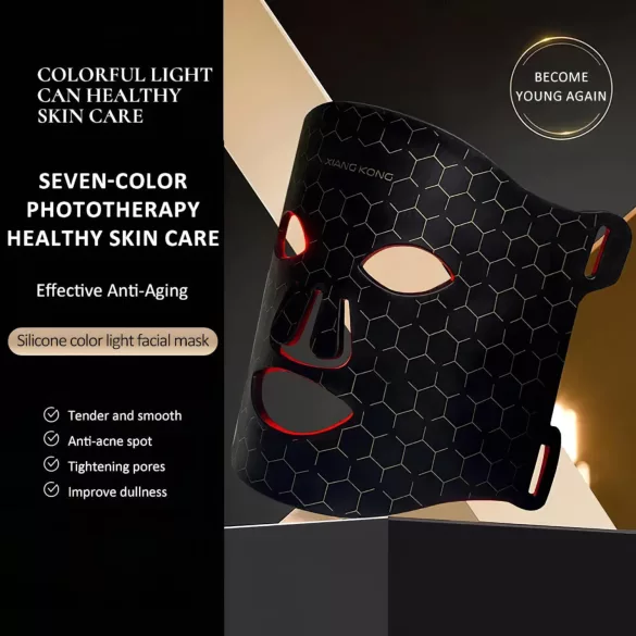Foton Masque LED Rajeunissant pour le Visage (4 modes de photothérapie)