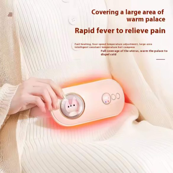 HappyPet Comfort - ceinture massante menstruelle - chauffante - rose