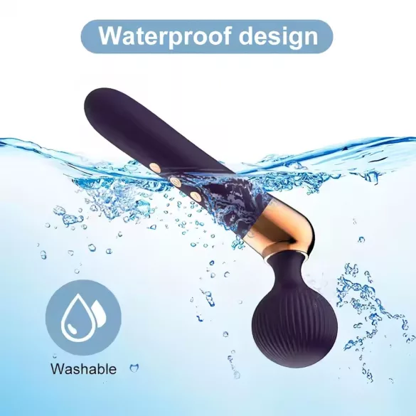 Vibromasseur incurvé rechargeable (noir)