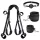 Lonely - Menottes BDSM - Set complet - Simili cuir noir